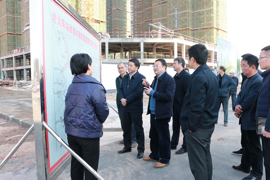 市政府副市长李高兴调研中心城区重点项目